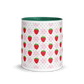 Strawberry Mug with Color Inside